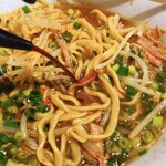 ラーメン二郎 - 赤酢投入～♪