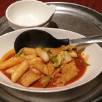 焼肉・韓国料理マダン - トッポギ　ここにも豆腐皮はいってる
