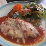 欧風創作ビストロ　パサパ - ぶたロースのピザ職人風