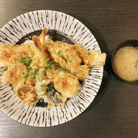 懐石料理 三島屋 - 海鮮天丼・味噌汁