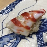 鮨旬美西川 - 車海老茶釜蒸し