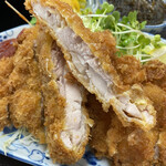 きくよし - チキンカツ断面