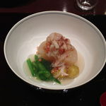 北新地 弧柳 - 旬菜：香住のセコガニ＆蕪大根＆揚げ銀杏＆大阪菊菜 