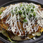 Hiroshima Okonomiyaki Karasu Kojima - お好み焼き蕎麦入り