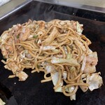 お好み焼 千草 - 焼そば チャンポン(豚・エビ・イカ)