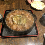 蕎麦小路 さわらび - ②合鴨の陶板焼き(大)