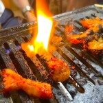 焼肉かすが - ホルモンファイヤー