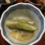 しげや旅館 - イタドリのお浸し