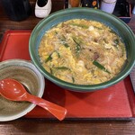 筑後うどん　徳兵衛うどん - かに玉天国うどん680円