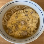 ウエスト - 親子とじうどん（到着時）