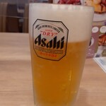 ガスト - お昼からジョッキで頂くビールは格別っ。