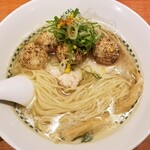 麺屋 六感堂 - のどぐろラーメン＋鶏つくね増し