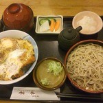 鳥ささみカツ丼セット