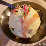 三條本家 - 食後のアイスクリーム。