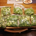 民宿モリ - 野沢菜漬け完成