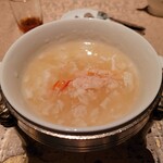 中国料理 翆陽 - 蟹肉入りふかひれスープ