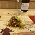 三宅輝 - ・サワラ 松茸 栗 酢橘味噌