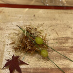 三宅輝 - ・サワラ 松茸 栗 酢橘味噌