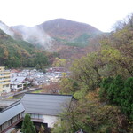 萬国屋 - 部屋から見た温海温泉街
