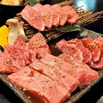 焼肉ホルモン多喜万 - カイノミ 三角バラ 特選ハラミ　1,890円 ササカルビ(フランク)　1,690円