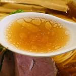 麺屋 さくら井 - 味玉醤油ラーメン スープ