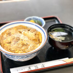 尾張屋 - 松茸丼、お吸い物、お新香付き