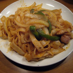 炭火焼 鳥つね - 焼きうどん 700円