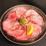 焼肉 神宮 - ネギ塩タン　