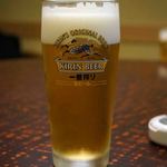 Nihon Ryouri Teraoka - まずはビールで乾杯