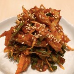 焼肉 牛の城 - ハチノスと春菊の酢みそあえ