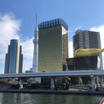 吾妻橋 やぶそば - 隅田の流れ