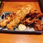 一品料理 ひとしな - ちくわ・ゲソ唐揚げ