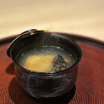 京味 もと井 - フグのからあげと白菜の擦流しのお椀
