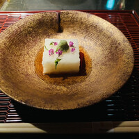 肉匠なか田 本店 - 前菜　長芋豆腐