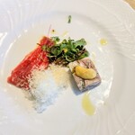 La Brianza - 近江牛ブレザオラマジアクリチーズ梶谷農園お野菜ロンバルディア州のバスラー(フロマージュテッド)。