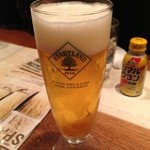 牛タンとがぶ飲みワイン 路地裏バル MATSUDAYA - トリビー♪　ハートランド生樽　５５０円