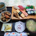 一福 - 寿司定食　1,100円