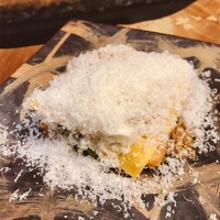 鉄板焼きWAGYU LIVERARY - 温菜　「和牛煮込みハンバーグのオープンサンド」