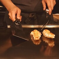 鉄板焼きWAGYU LIVERARY - メイン１　「イセ海老の鉄板焼き」