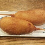 ディオ - アメリカンドッグ (税抜)47円×２本 ※開封後 (2021.11.16)