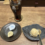 うなぎ 四代目 菊川 - アイスコーヒーとデザート