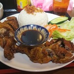 1990レストラン - カリカリ焼き鶏セット ※更に拡大 (2021.11.16)