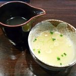 らーめん千太 - スープ割です