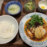 中華旬彩 森本 - 森本名物　四川式よだれ鶏　1,200円