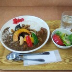 小さな食堂 ヒロ - 夏野菜カレー (税込)600円 (2021.11.17)