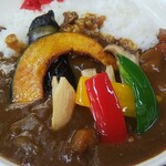 小さな食堂 ヒロ - 夏野菜カレー ※拡大 (2021.11.17)