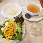 Kafe Resutoran Kaede - サラダ＆スープ2021.11.17