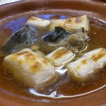 味心 すず木 - すっぽん。まる鍋。餅を二つ入れてくれましたぁ～(^o^)