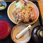 Hachiei Nambu Yashiki - 唐揚げ定食。
