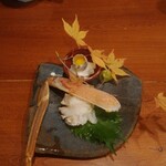 かに料理 蟹翔 - ずわい蟹のお造り
